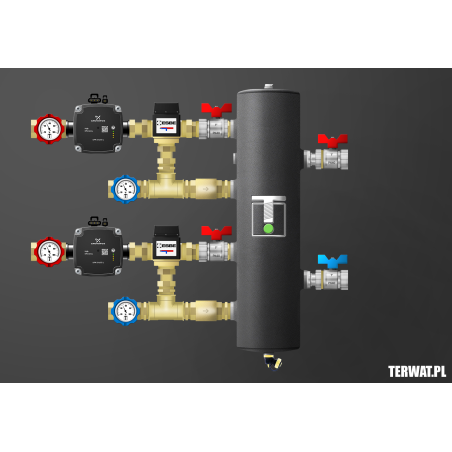 Sprzęgło hydrauliczne z grupami pompowymi - ZMST03