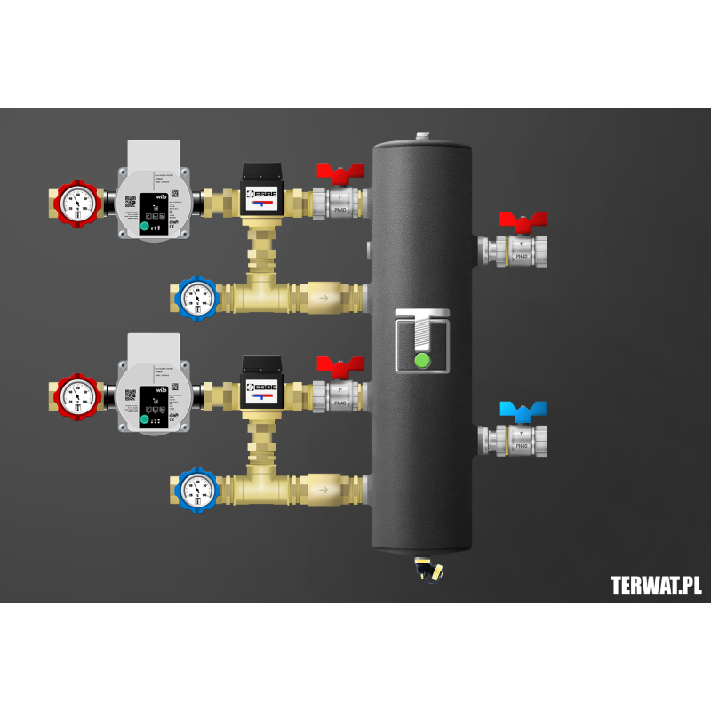 Sprzęgło hydrauliczne z grupami pompowymi - ZMST03