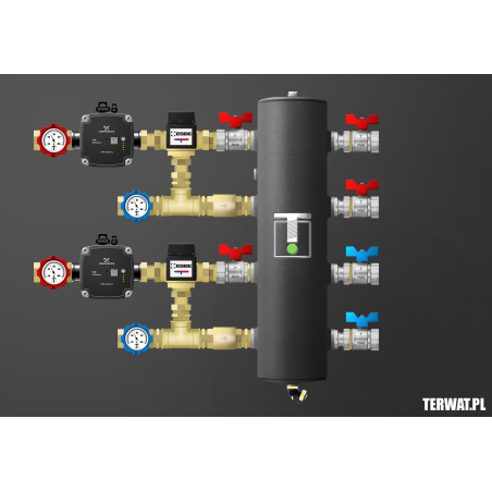 Sprzęgło hydrauliczne z grupami pompowymi - ZMST03