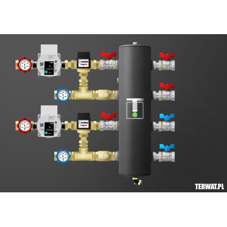 Sprzęgło hydrauliczne z grupami pompowymi - ZMST03