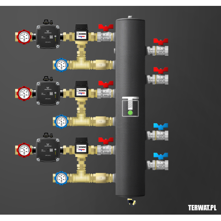 Sprzęgło hydrauliczne z grupami pompowymi - ZMST04