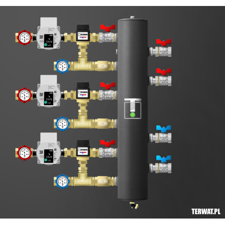 Sprzęgło hydrauliczne z grupami pompowymi - ZMST04