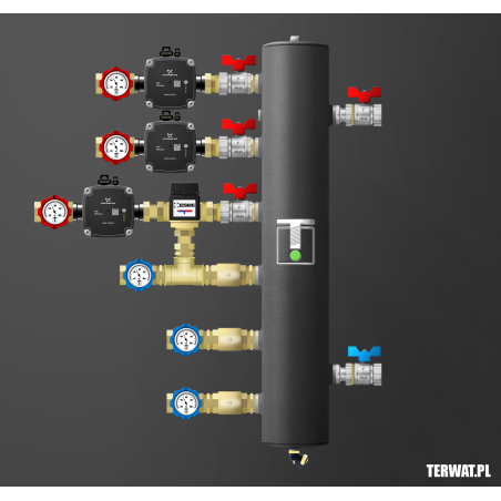Sprzęgło hydrauliczne z grupami pompowymi - ZMST05