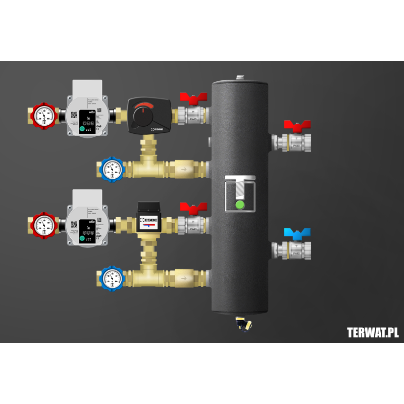 Sprzęgło hydrauliczne z grupami pompowymi - ZMST06