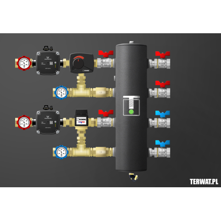 Sprzęgło hydrauliczne z grupami pompowymi - ZMST06