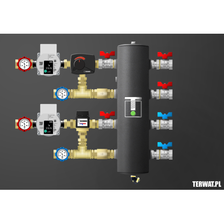 Sprzęgło hydrauliczne z grupami pompowymi - ZMST06