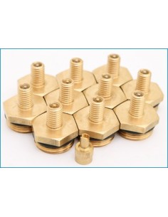 Korek ½” z wentylkiem do prób ciśnieniowych i hydroforów – zestaw 10 sztuk