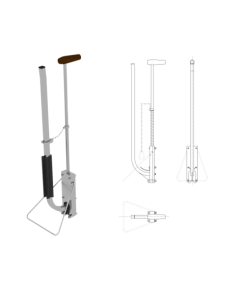 Taker do spinek , do mocowania rur ogrzewania podłogowego