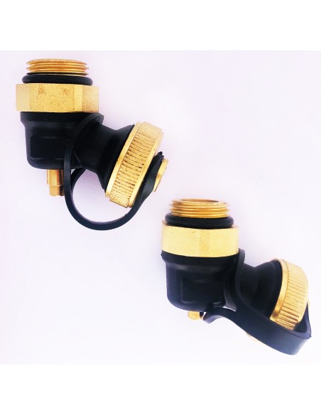 Zawór spustowy grzybkowy kątowy z uszczelnieniem oringowym (2szt)