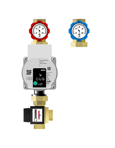 Grupa pompowa z zaworem termostatycznym - ZMATTG02