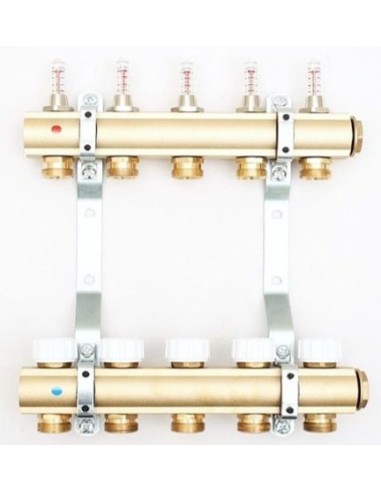 Rozdzielacz podłogowy mosiężny RRTK