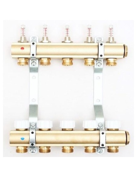 Rozdzielacz podłogowy mosiężny RRTK