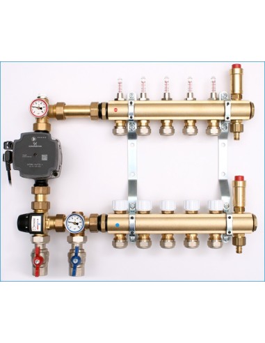 Rozdzielacz podłogowy stal nierdzewna RRTM