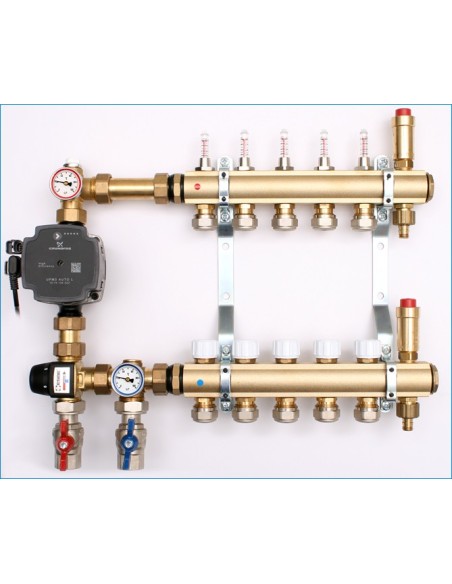 Rozdzielacz podłogowy stal nierdzewna RRTM