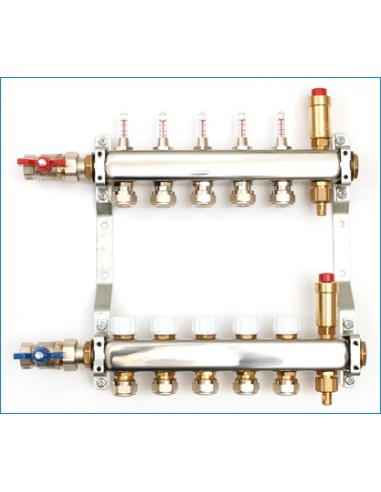 Rozdzielacz podłogowy stal nierdzewna SRTK