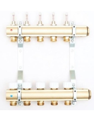 Rozdzielacz podłogowy mosiężny RRT1