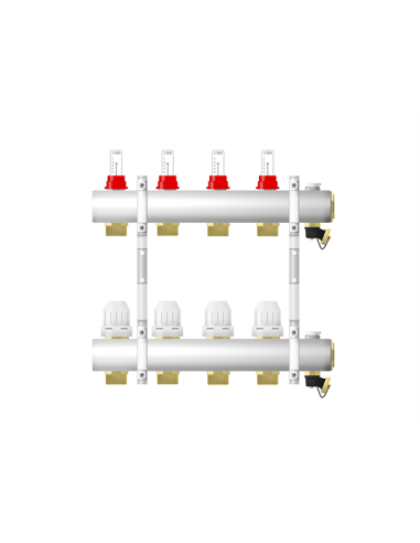 Rozdzielacz podłogowy stal nierdzewna RSP