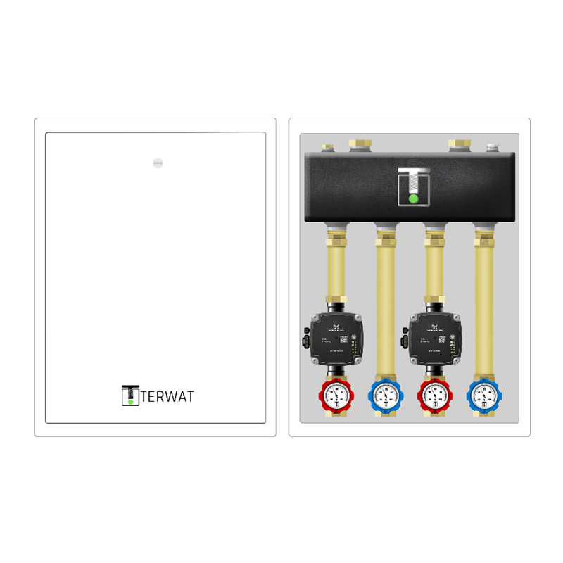 Układy z rozdzielaczem ze zintegrowanym sprzęgłem w szafce - SBB01G