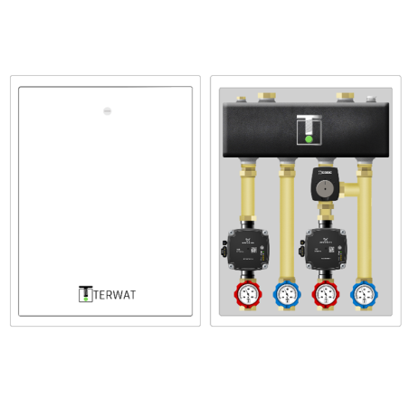 Układy z rozdzielaczem ze zintegrowanym sprzęgłem w szafce - SBS01G