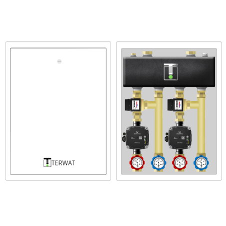Układy z rozdzielaczem ze zintegrowanym sprzęgłem w szafce - STT01G