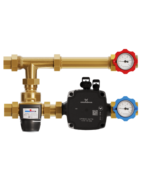 Grupa ochrony powrotu z zaworem termostatycznym ESBE - HAG001
