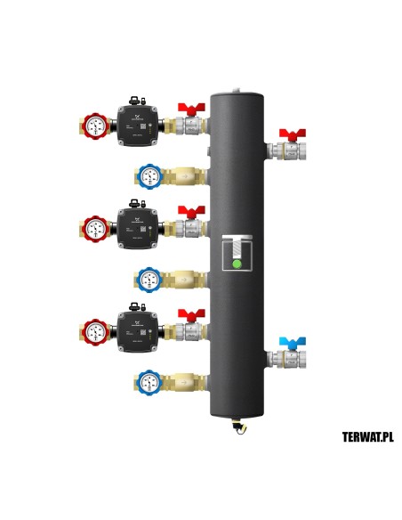 Sprzęgło hydrauliczne z grupami pompowymi - ZMS000