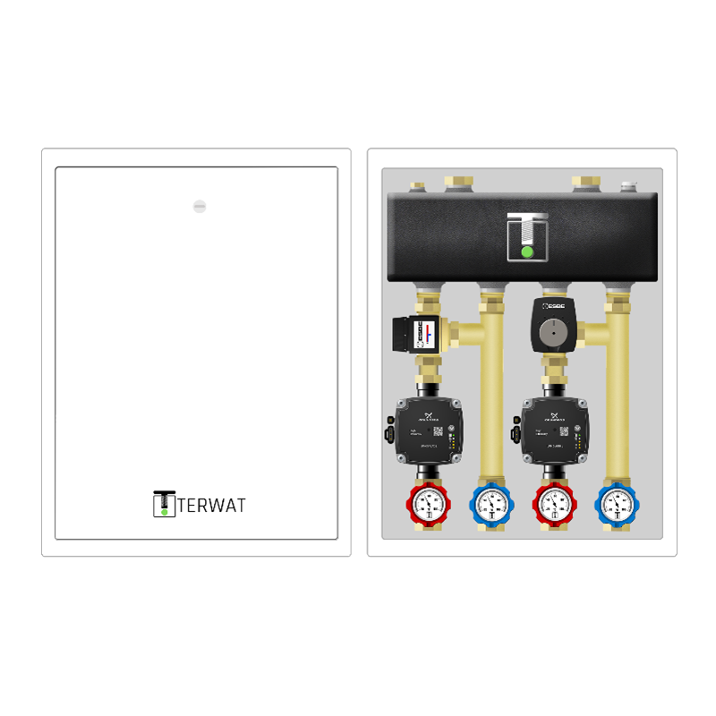 Układy z rozdzielaczem ze zintegrowanym sprzęgłem w szafce - SST01G