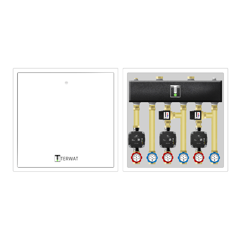Układy z rozdzielaczem ze zintegrowanym sprzęgłem w szafce - SBTT1G