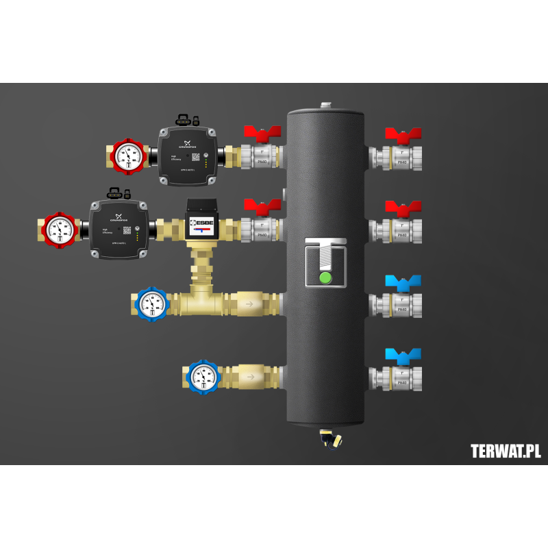 Sprzęgło hydrauliczne z grupami pompowymi - ZMST01