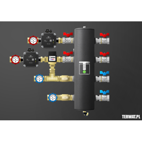 Sprzęgło hydrauliczne z grupami pompowymi - ZMST01