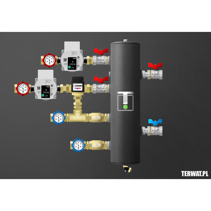Sprzęgło hydrauliczne z grupami pompowymi - ZMST01