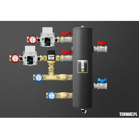 Sprzęgło hydrauliczne z grupami pompowymi - ZMST01