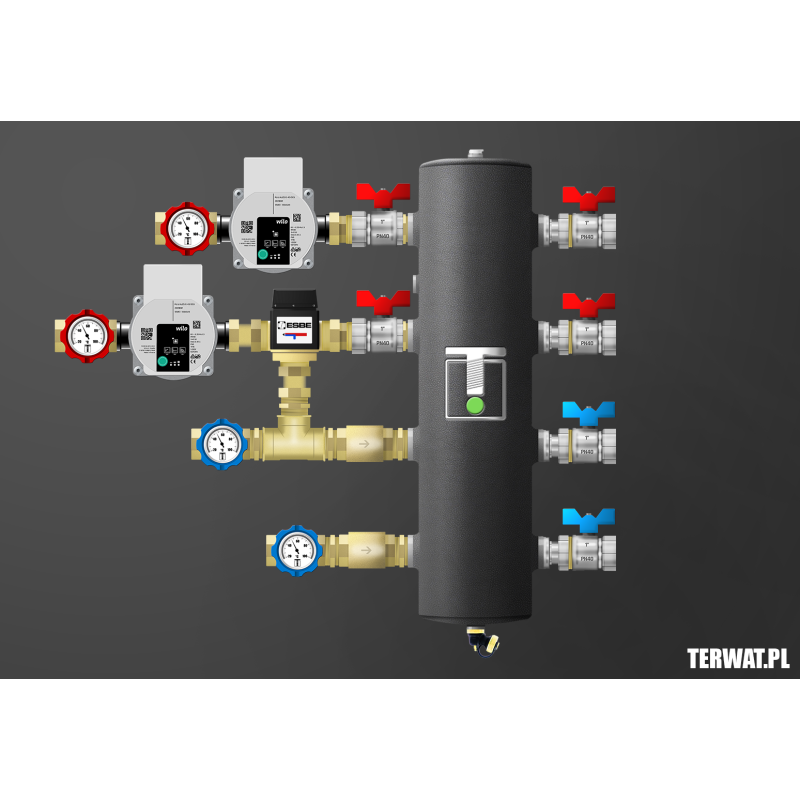 Sprzęgło hydrauliczne z grupami pompowymi - ZMST01