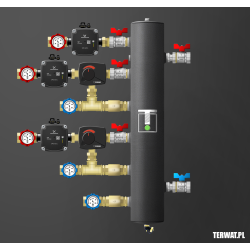 Sprzęgło hydrauliczne z grupami pompowymi - ZMSS02