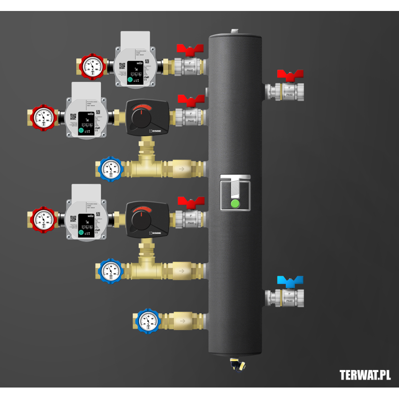 Sprzęgło hydrauliczne z grupami pompowymi - ZMSS02