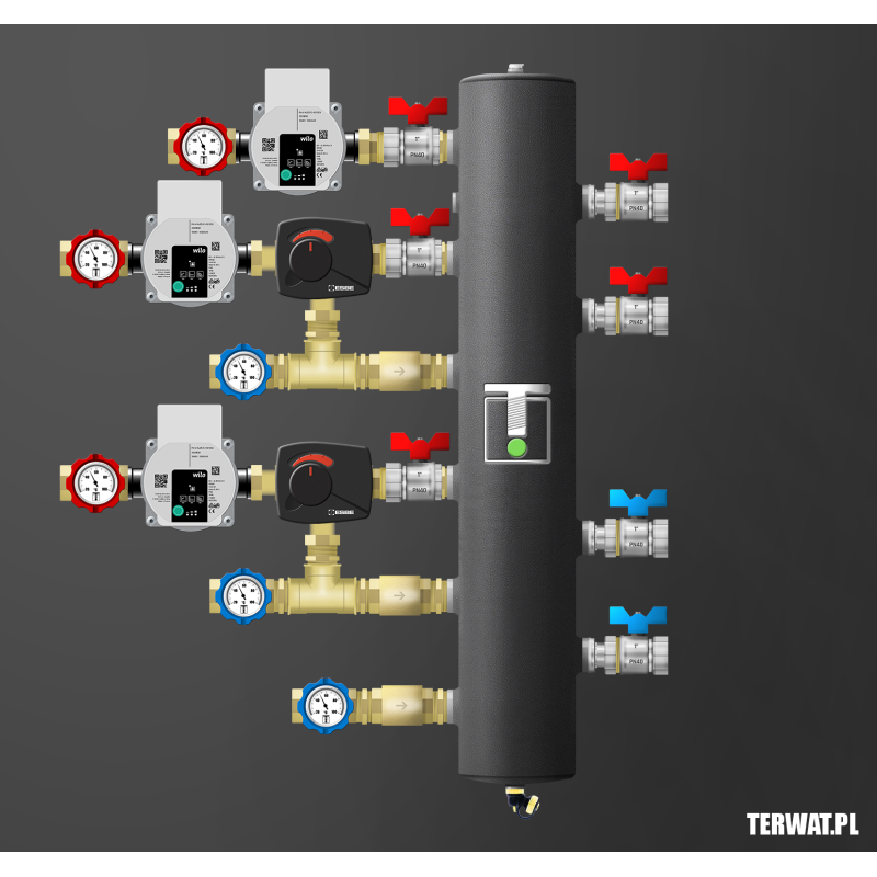 Sprzęgło hydrauliczne z grupami pompowymi - ZMSS02