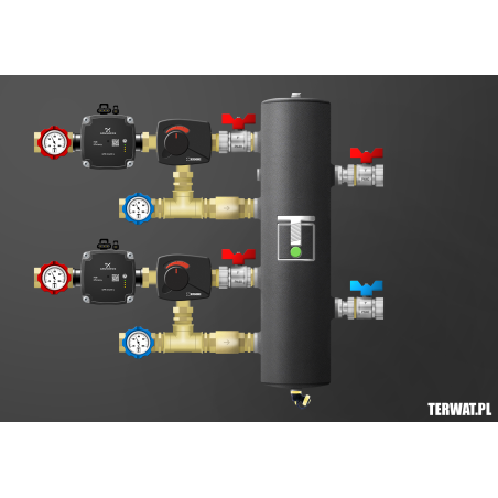 Sprzęgło hydrauliczne z grupami pompowymi - ZMSS03