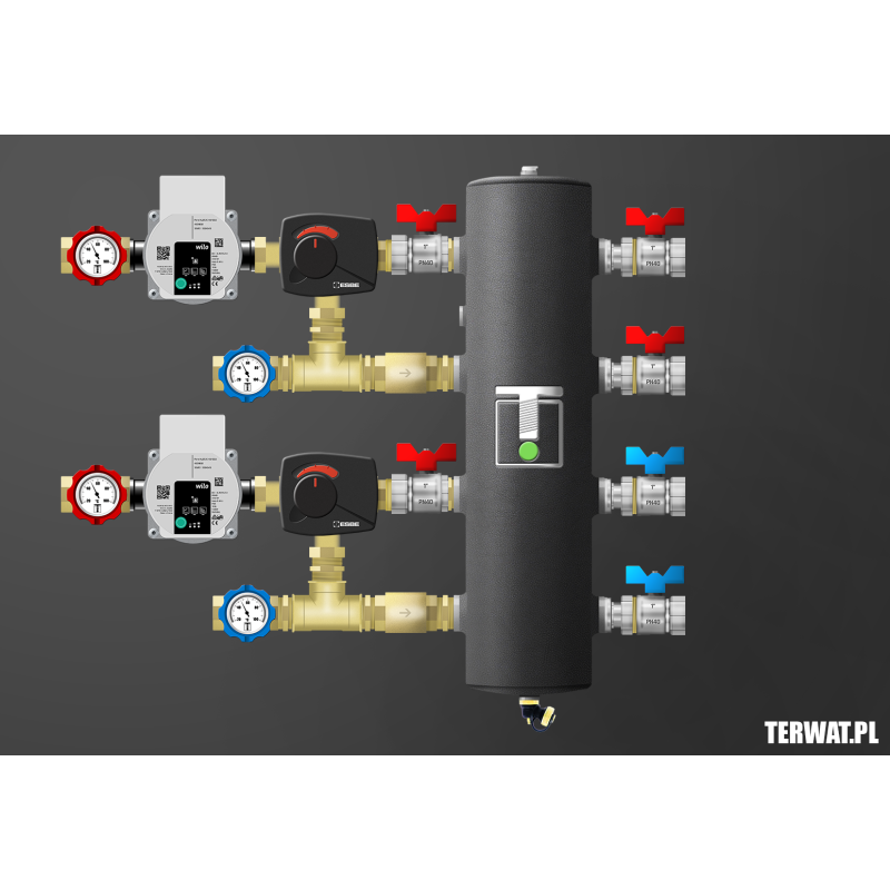 Sprzęgło hydrauliczne z grupami pompowymi - ZMSS03