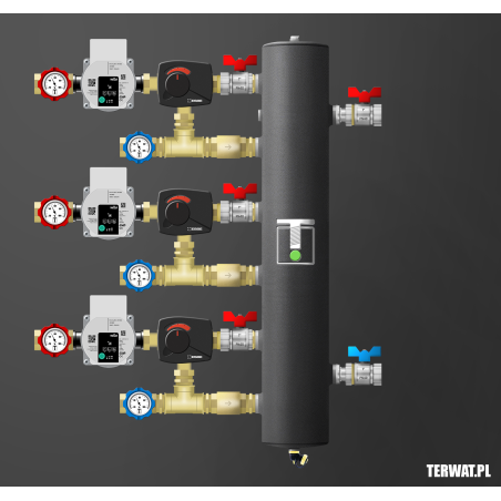Sprzęgło hydrauliczne z grupami pompowymi - ZMSS04