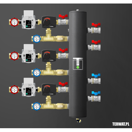 Sprzęgło hydrauliczne z grupami pompowymi - ZMSS04