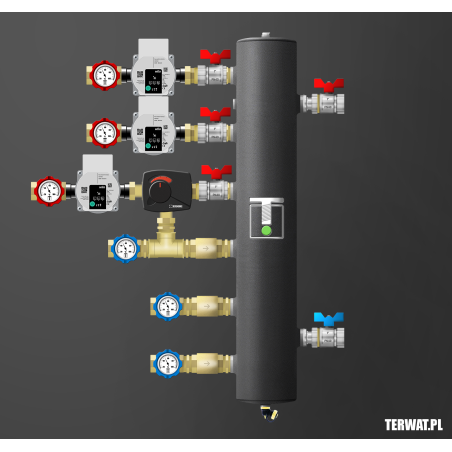 Sprzęgło hydrauliczne z grupami pompowymi - ZMSS05