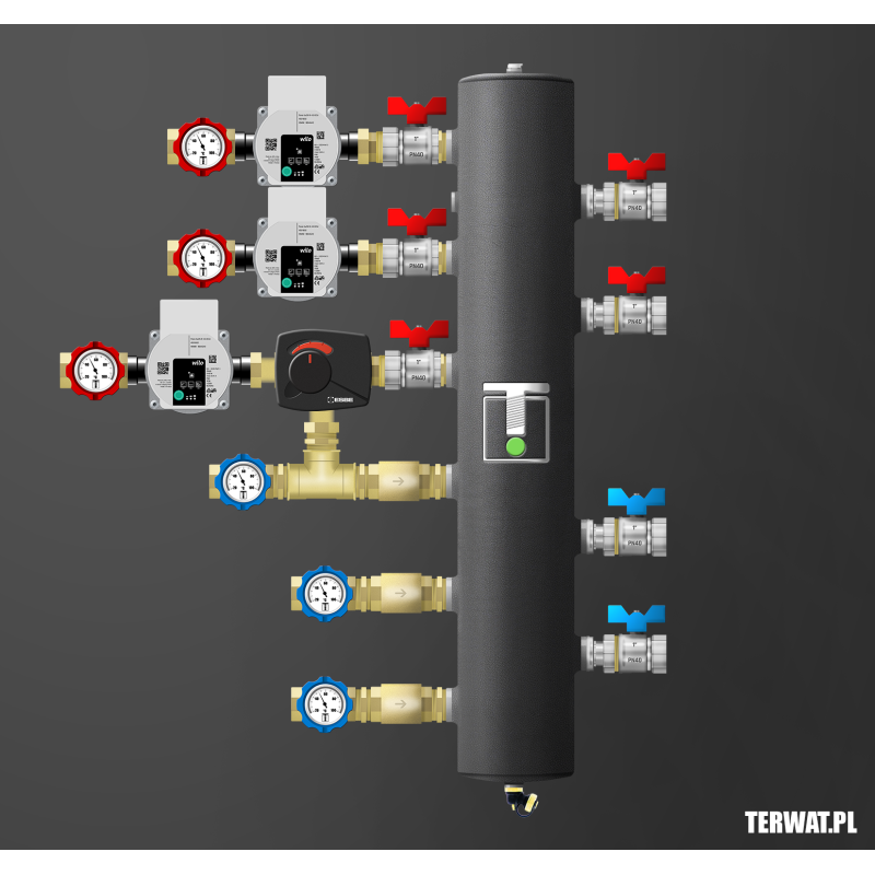 Sprzęgło hydrauliczne z grupami pompowymi - ZMSS05